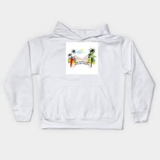 If you don't like parrots, you're in the wrong place Kids Hoodie